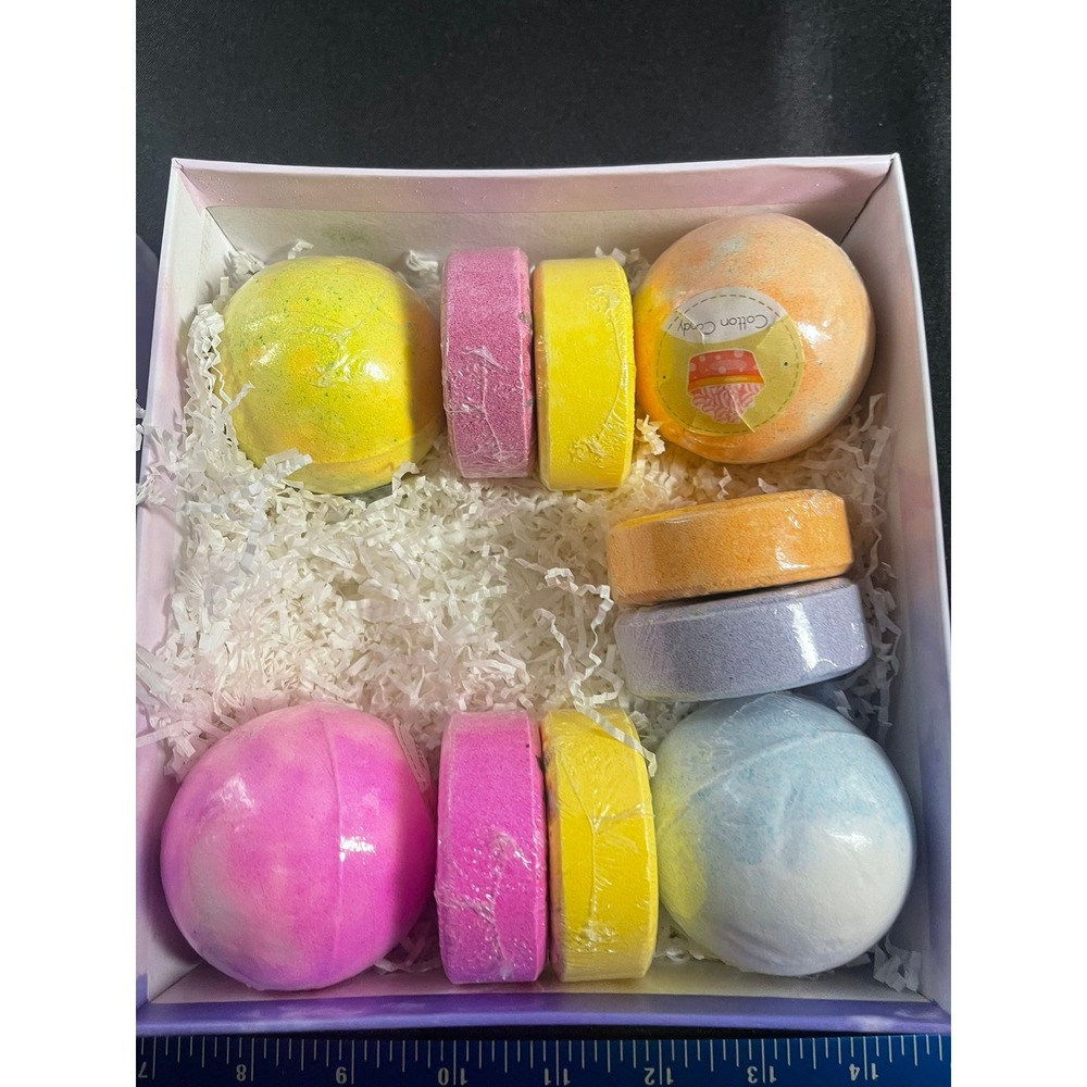 10 Piece Bath Bomb and Shower Steamer Gift Set Essential Oils Spa Kit